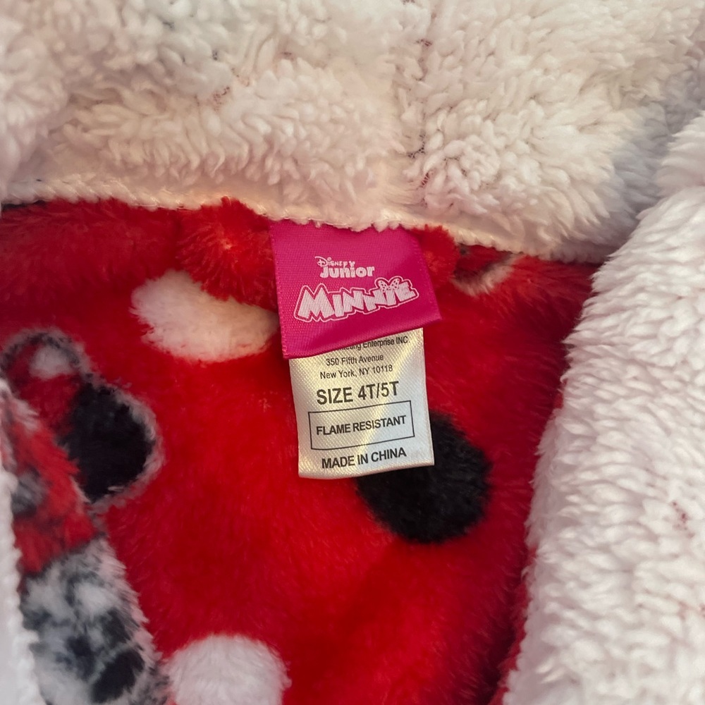 Mine Mouse Toddler Robe - Picture 2 of 3